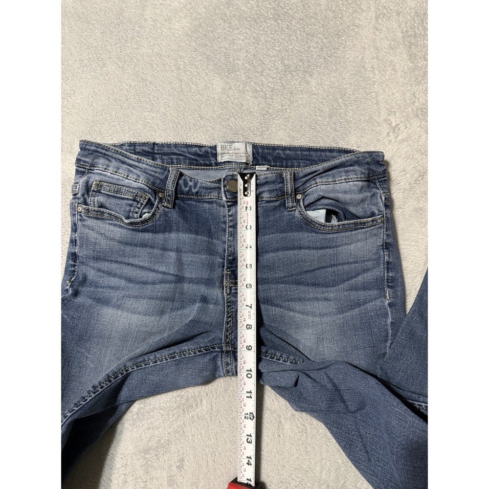 BKE Payton Jeans Womens 31 Blue Bootcut Mid Rise Medium Wash Denim 31x30 - Picture 4 of 11